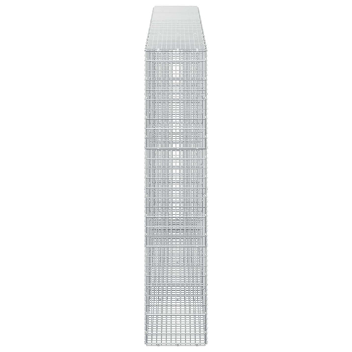 Gabion cu fir de 3,5 mm și plasă de 5x2,5 cm 350x30x150 cm WALTI