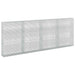 Gabion cu fir de 3,5 mm și plasă de 5x2,5 cm 400x30x150 cm - WALTI WALTI