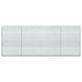 Gabion cu fir de 3,5 mm și plasă de 5x2,5 cm 400x30x150 cm - WALTI WALTI