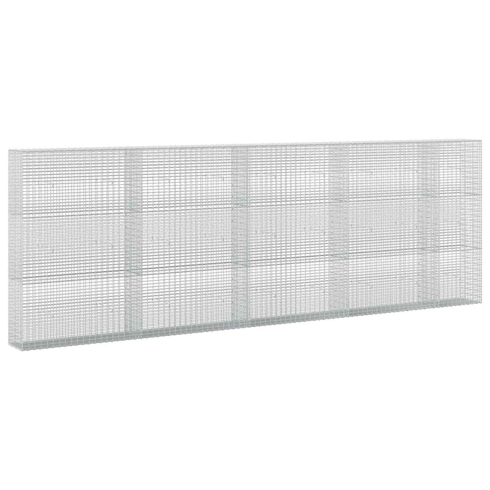 Gabion cu fir de 3,5 mm și plasă de 5x2,5 cm 450x30x150 cm WALTI