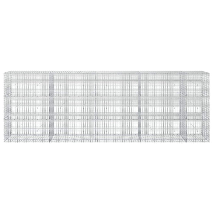 Gabion cu fir de 3,5 mm și plasă de 5x2,5 cm 450x30x150 cm WALTI
