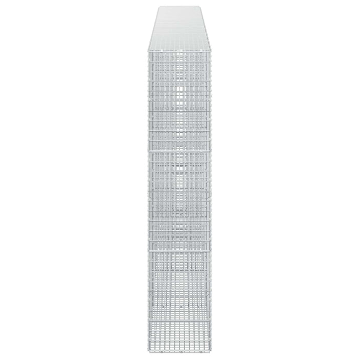 Gabion cu fir de 3,5 mm și plasă de 5x2,5 cm 450x30x150 cm WALTI