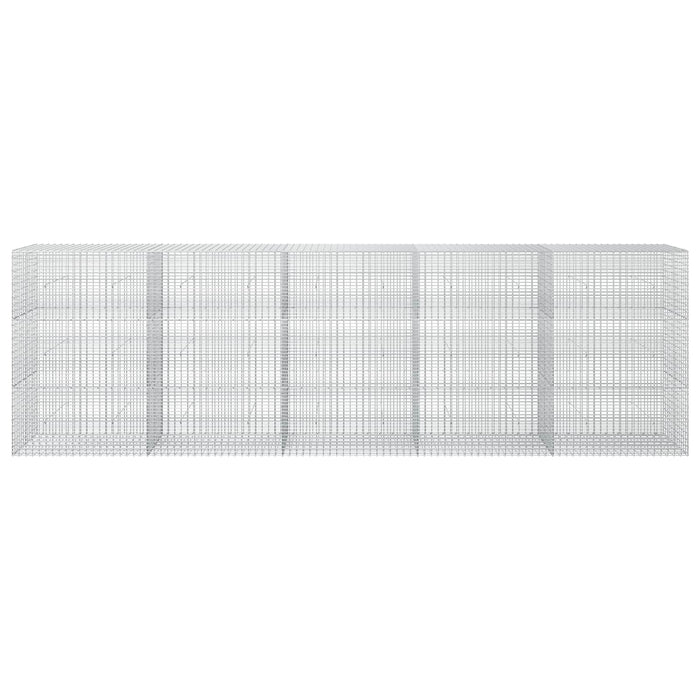 Gabion cu fir de 3,5 mm și plasă de 5x2,5 cm 500x30x150 cm WALTI