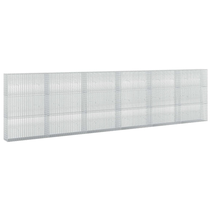 Gabion cu fir de 3,5 mm și plasă de 5x2,5 cm 600x30x150 cm WALTI