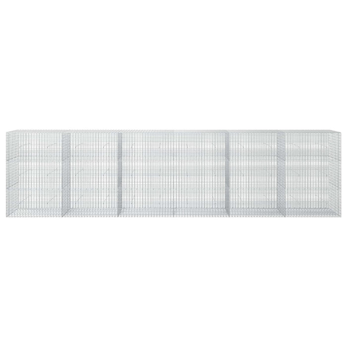 Gabion cu fir de 3,5 mm și plasă de 5x2,5 cm 600x30x150 cm WALTI