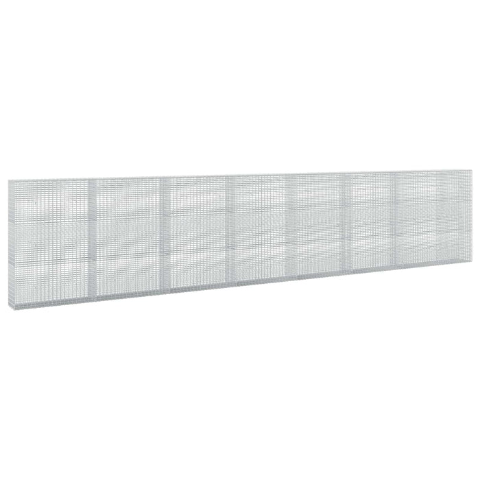Gabion cu fir de 3,5 mm și plasă de 5x2,5 cm 750x30x150 cm WALTI