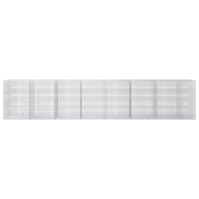 Gabion cu fir de 3,5 mm și plasă de 5x2,5 cm 750x30x150 cm WALTI