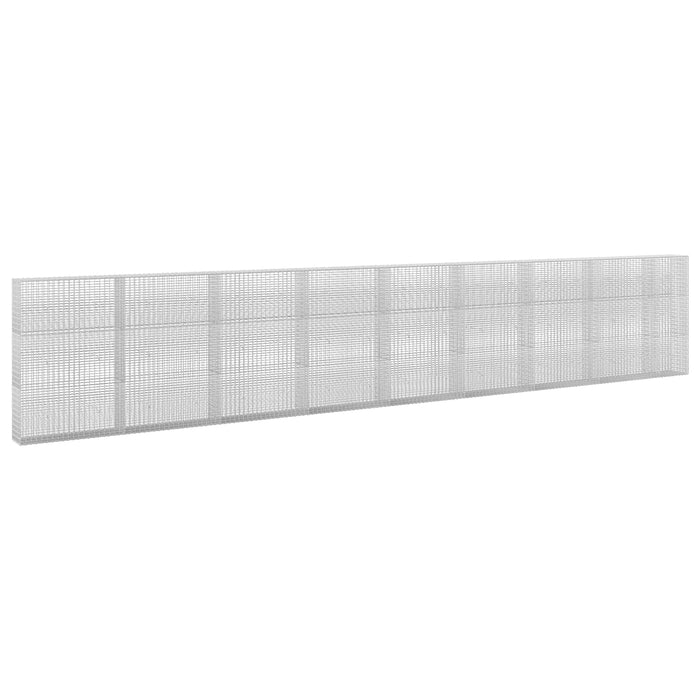 Gabion cu fir de 3,5 mm și plasă de 5x2,5 cm 850x30x150 cm - WALTI WALTI