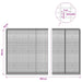 Gabion cu fir de 3,5 mm și plasă de 5x2,5 cm 850x30x150 cm - WALTI WALTI