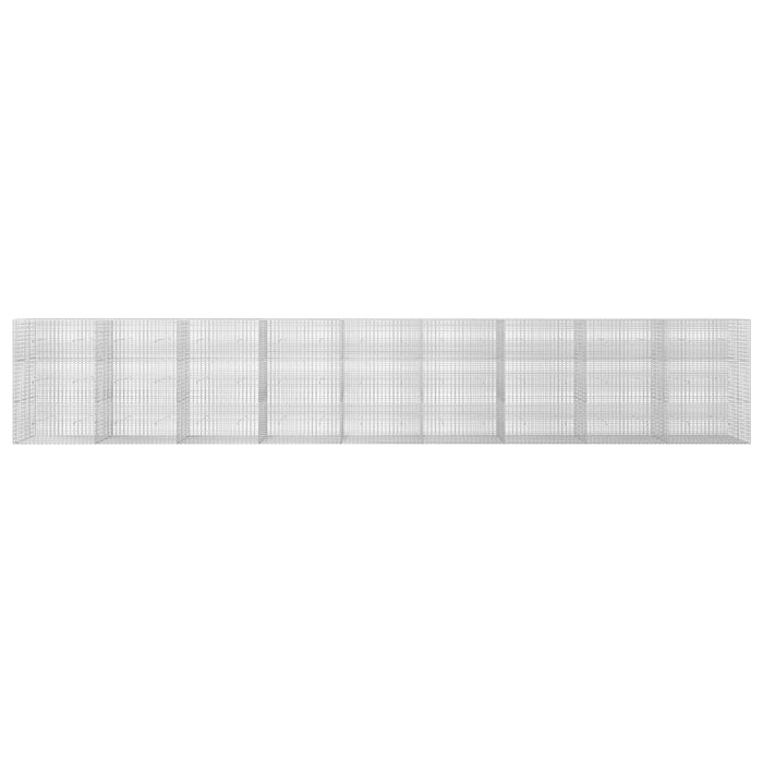 Gabion cu fir de 3,5 mm și plasă de 5x2,5 cm 900x30x150 cm WALTI