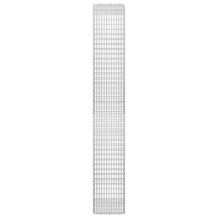 Gabion cu fir de 3,5 mm și plasă de 5x2,5 cm 50x30x200 cm - WALTI WALTI