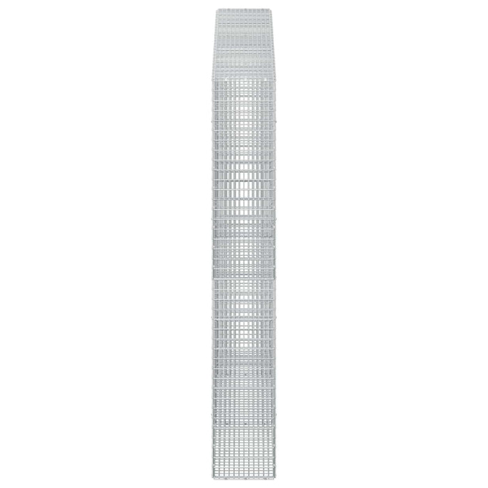 Gabion cu fir de 3,5 mm și plasă de 5x2,5 cm 250x30x200 cm WALTI