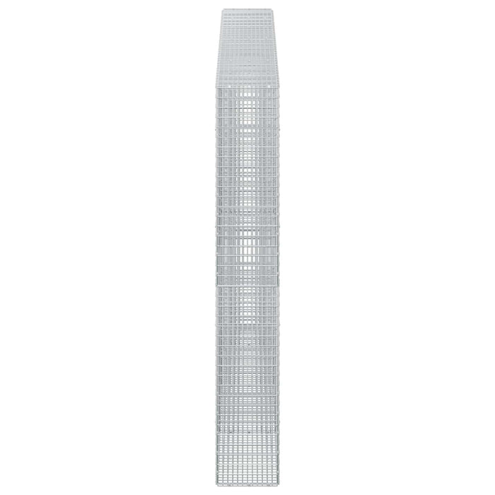 Gabion cu fir de 3,5 mm și plasă de 5x2,5 cm 350x30x200 cm WALTI