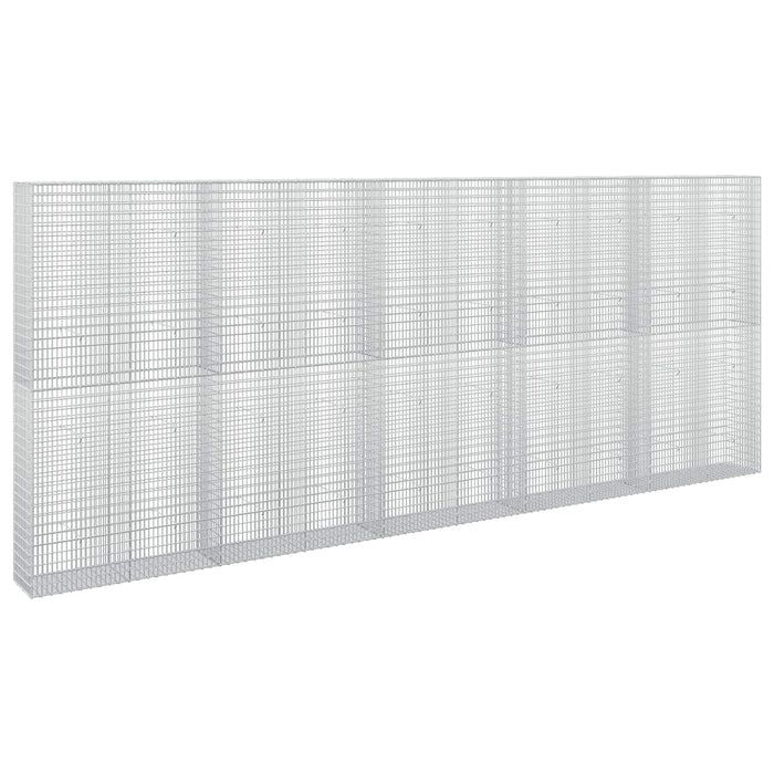 Gabion cu fir de 3,5 mm și plasă de 5x2,5 cm 500x30x200 cm - WALTI WALTI