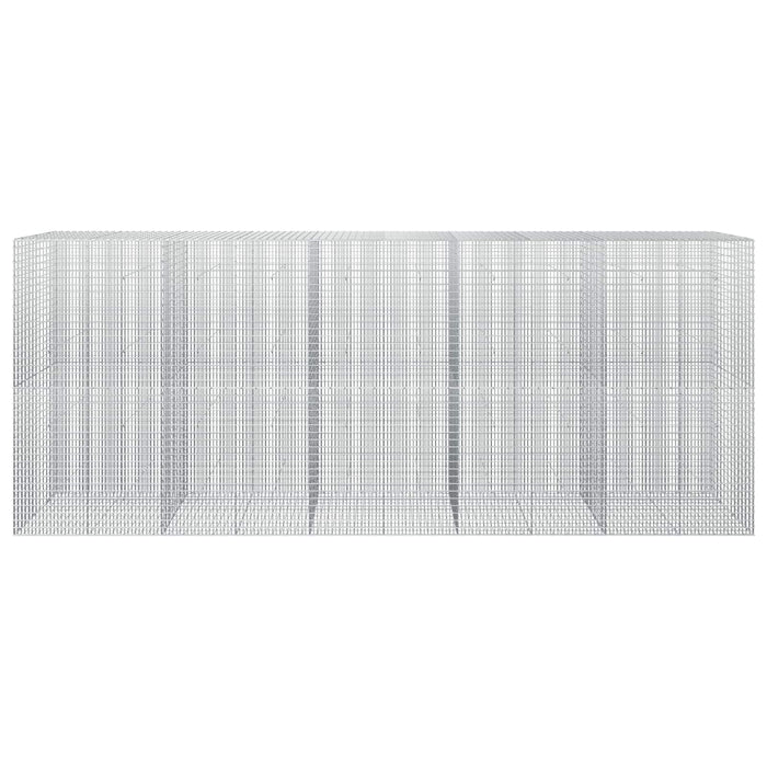 Gabion cu fir de 3,5 mm și plasă de 5x2,5 cm 500x30x200 cm - WALTI WALTI