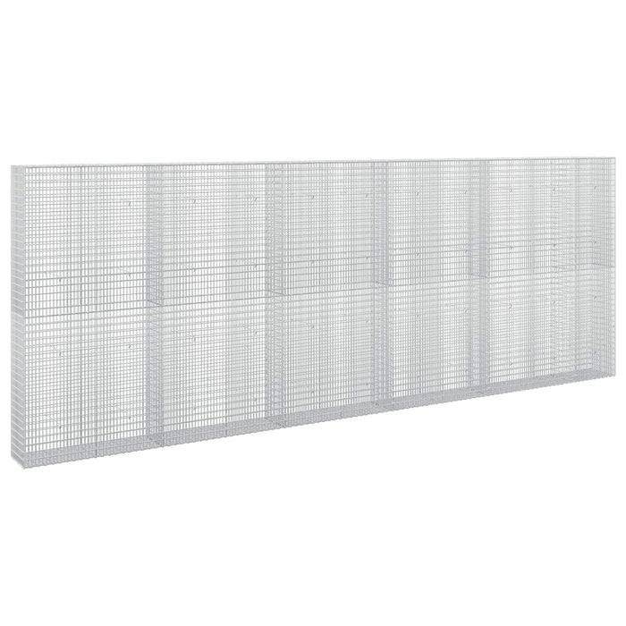 Gabion cu fir de 3,5 mm și plasă de 5x2,5 cm 550x30x200 cm WALTI