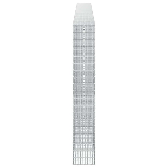 Gabion cu fir de 3,5 mm și plasă de 5x2,5 cm 550x30x200 cm WALTI