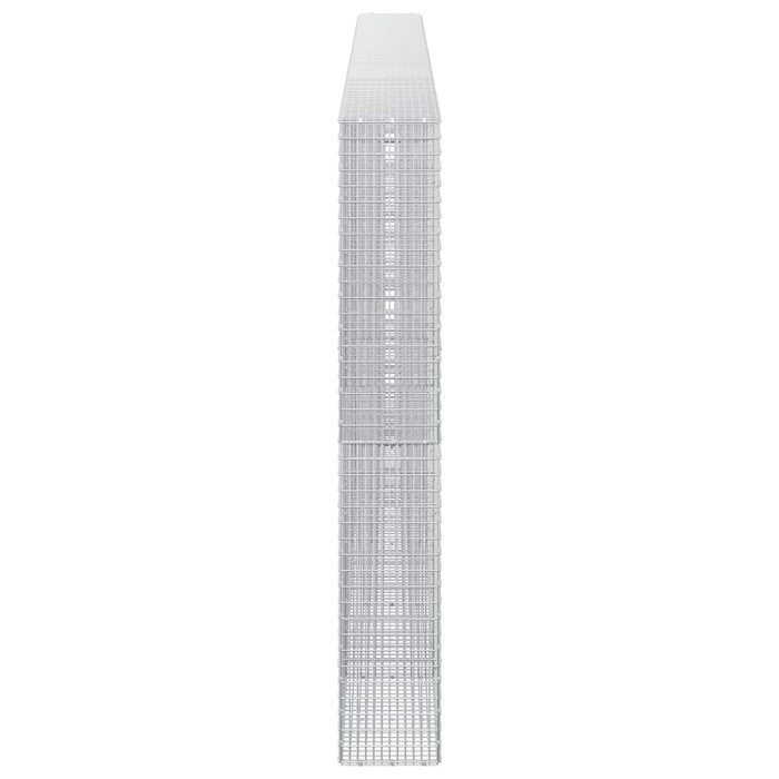 Gabion cu fir de 3,5 mm și plasă de 5x2,5 cm 600x30x200 cm - WALTI WALTI