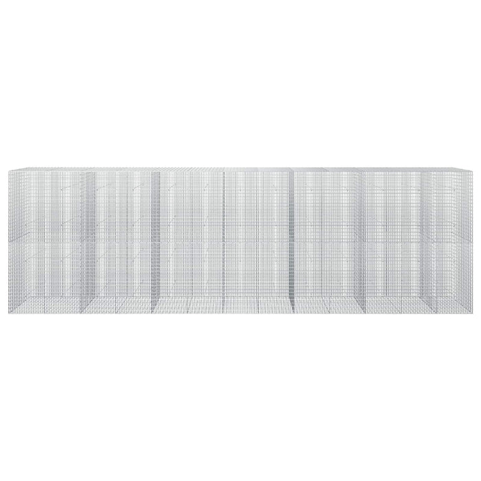 Gabion cu fir de 3,5 mm și plasă de 5x2,5 cm 650x30x200 cm WALTI
