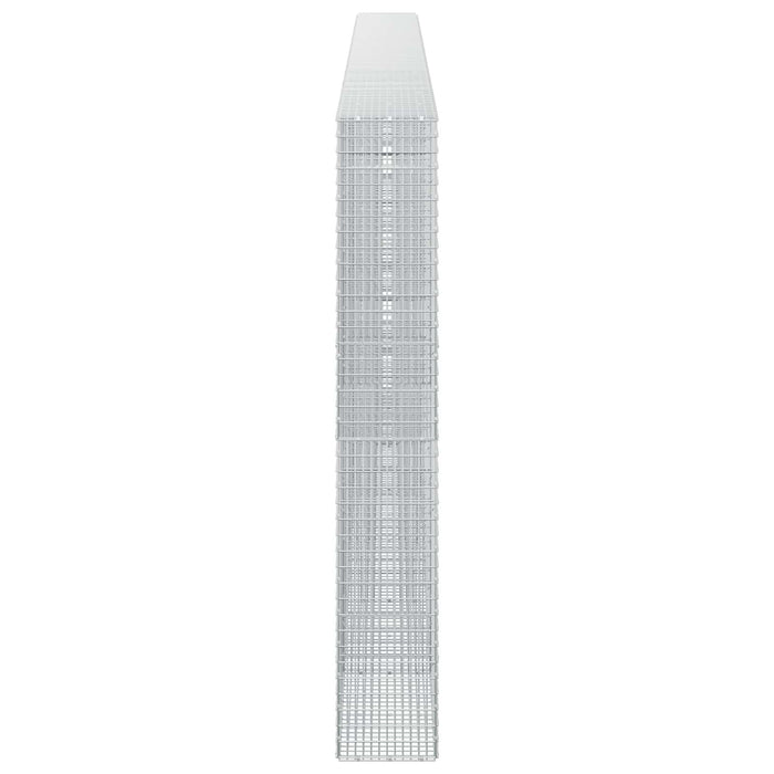 Gabion cu fir de 3,5 mm și plasă de 5x2,5 cm 650x30x200 cm WALTI