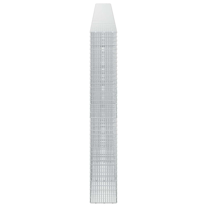 Gabion cu fir de 3,5 mm și plasă de 5x2,5 cm 750x30x200 cm WALTI
