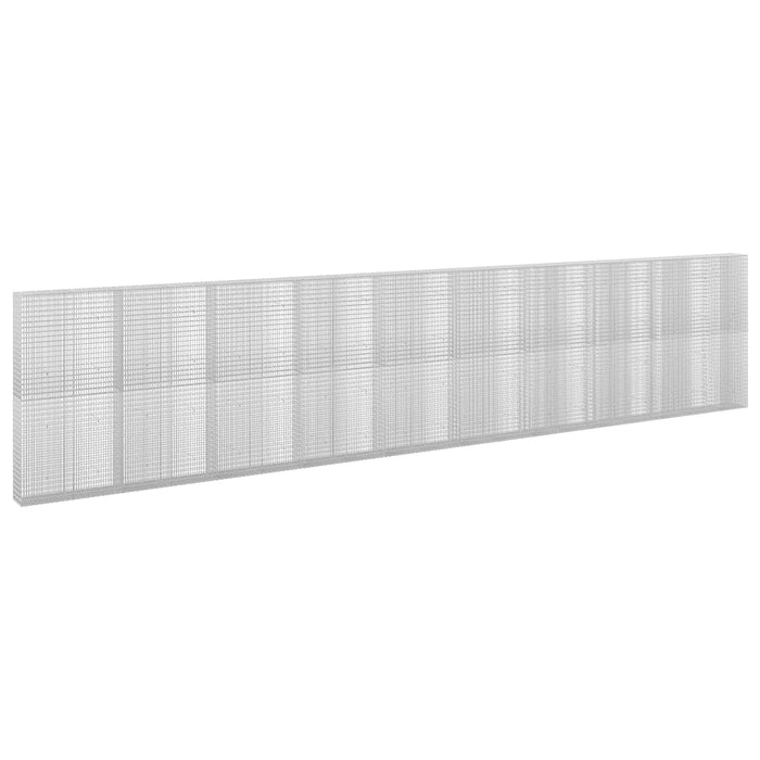 Gabion cu fir de 3,5 mm și plasă de 5x2,5 cm 950x30x200 cm WALTI