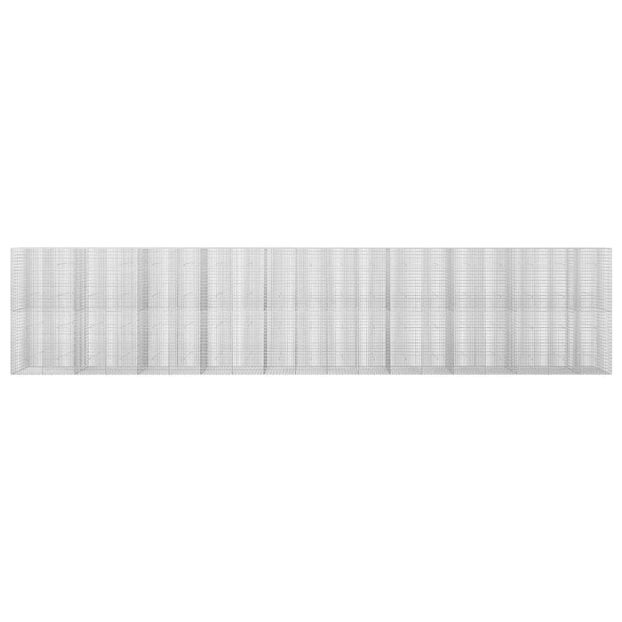 Gabion cu fir de 3,5 mm și plasă de 5x2,5 cm 950x30x200 cm WALTI