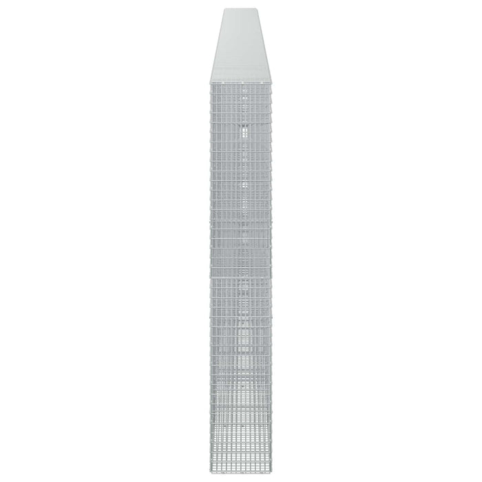 Gabion cu fir de 3,5 mm și plasă de 5x2,5 cm 950x30x200 cm WALTI
