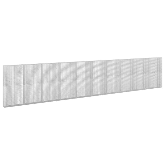 Gabion cu fir de 3,5 mm și plasă de 5x2,5 cm 1050x30x200 cm WALTI