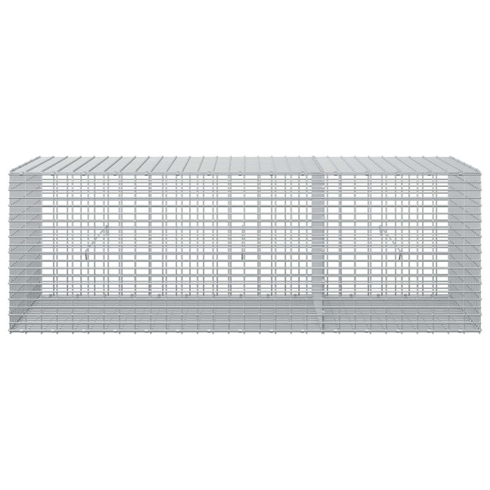 Gabion cu fir de 3,5 mm și plasă de 5x2,5 cm 150x50x50 cm WALTI