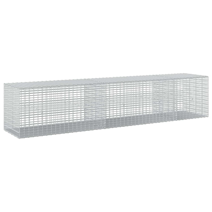 Gabion cu fir de 3,5 mm și plasă de 5x2,5 cm 250x50x50 cm WALTI