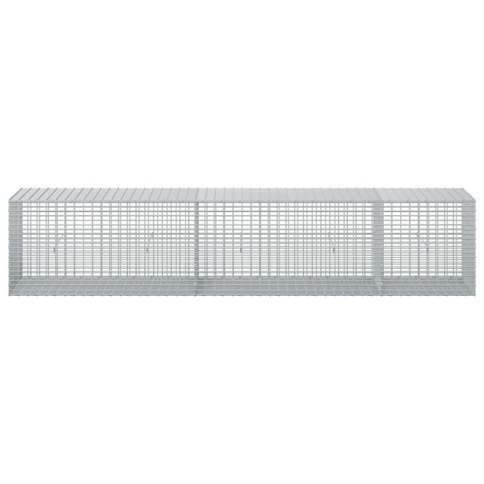 Gabion cu fir de 3,5 mm și plasă de 5x2,5 cm 250x50x50 cm WALTI