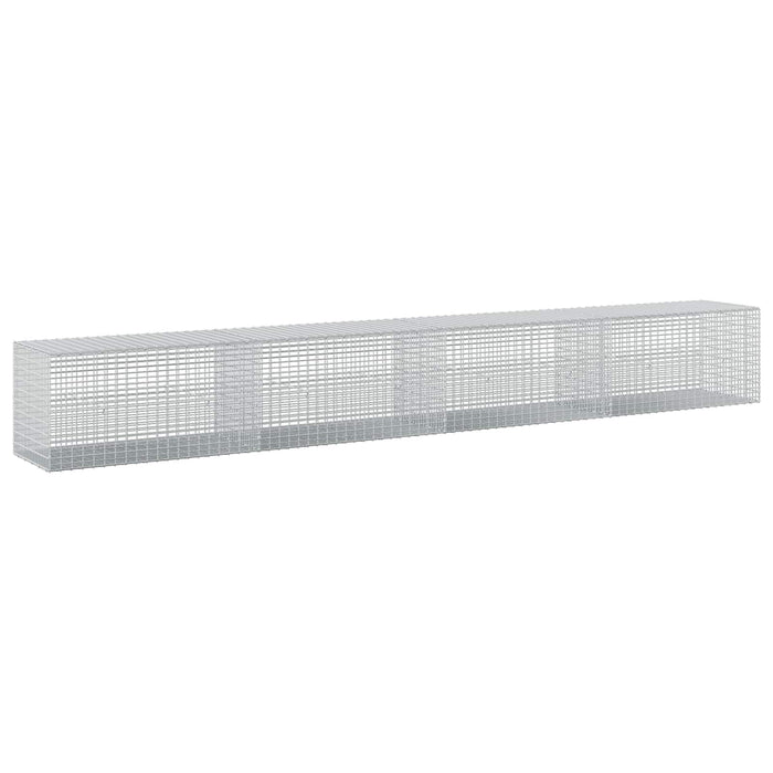 Gabion cu fir de 3,5 mm și plasă de 5x2,5 cm 400x50x50 cm WALTI