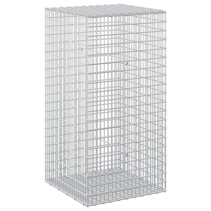 Gabion cu fir de 3,5 mm și plasă de 5x2,5 cm 50x50x100 cm - WALTI WALTI