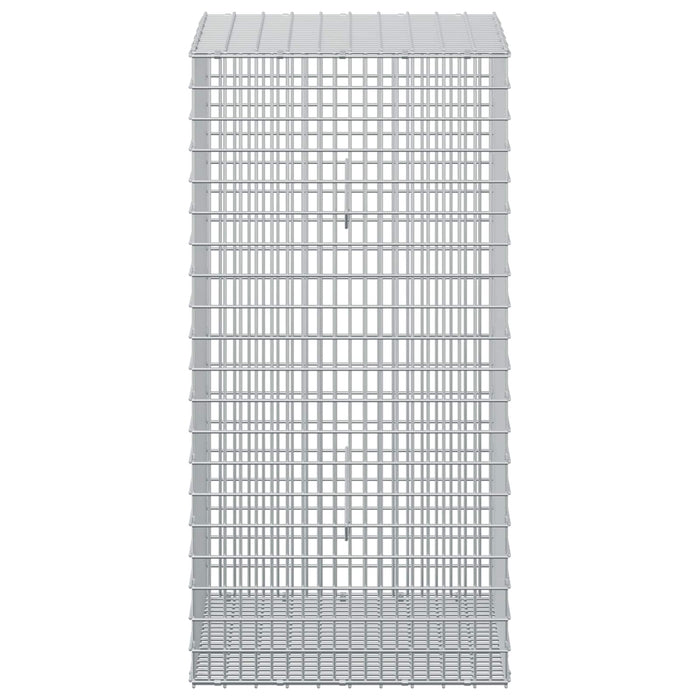 Gabion cu fir de 3,5 mm și plasă de 5x2,5 cm 50x50x100 cm - WALTI WALTI