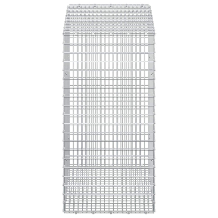 Gabion cu fir de 3,5 mm și plasă de 5x2,5 cm 100x50x100 cm WALTI