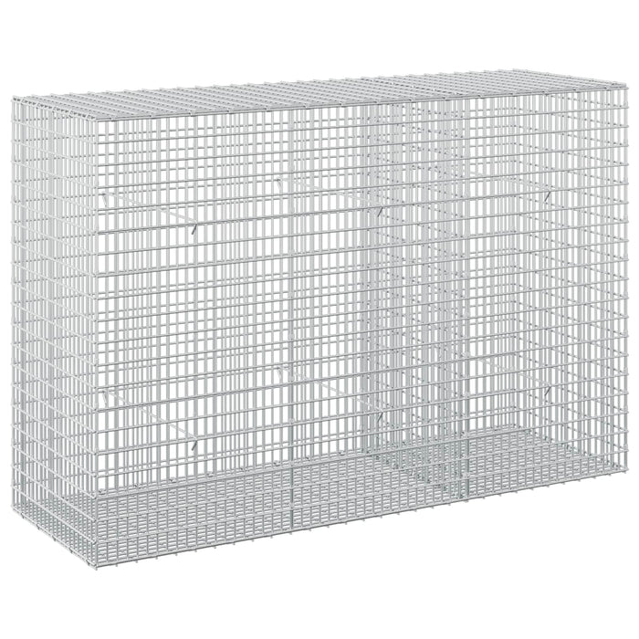 Gabion cu fir de 3,5 mm și plasă de 5x2,5 cm 150x50x100 cm - WALTI WALTI