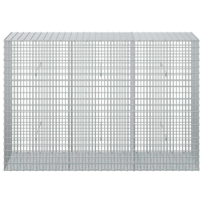 Gabion cu fir de 3,5 mm și plasă de 5x2,5 cm 150x50x100 cm - WALTI WALTI