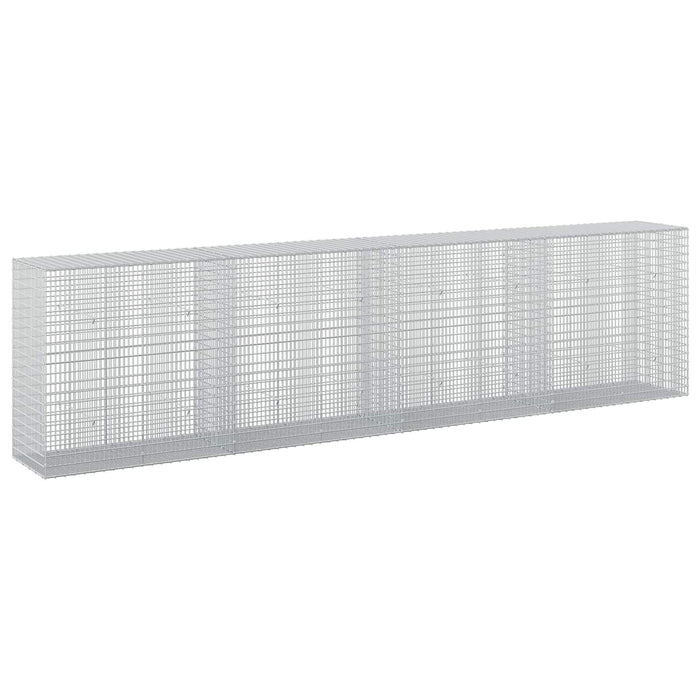 Gabion cu fir de 3,5 mm și plasă de 5x2,5 cm 400x50x100 cm - WALTI WALTI