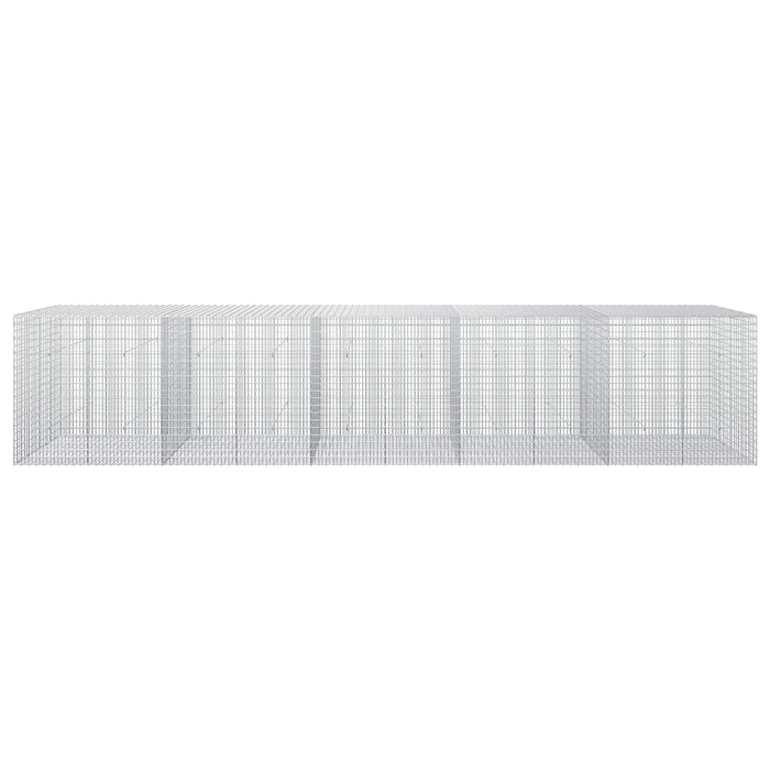 Gabion cu fir de 3,5 mm și plasă de 5x2,5 cm 500x50x100 cm WALTI