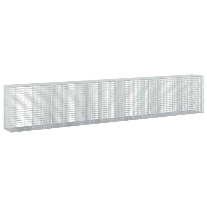 Gabion cu fir de 3,5 mm și plasă de 5x2,5 cm 550x50x100 cm WALTI