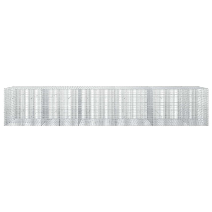 Gabion cu fir de 3,5 mm și plasă de 5x2,5 cm 550x50x100 cm WALTI