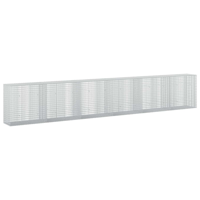 Gabion cu fir de 3,5 mm și plasă de 5x2,5 cm 600x50x100 cm WALTI