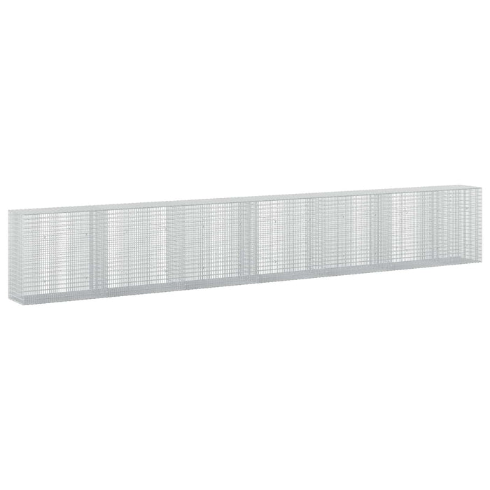 Gabion cu fir de 3,5 mm și plasă de 5x2,5 cm 650x50x100 cm WALTI