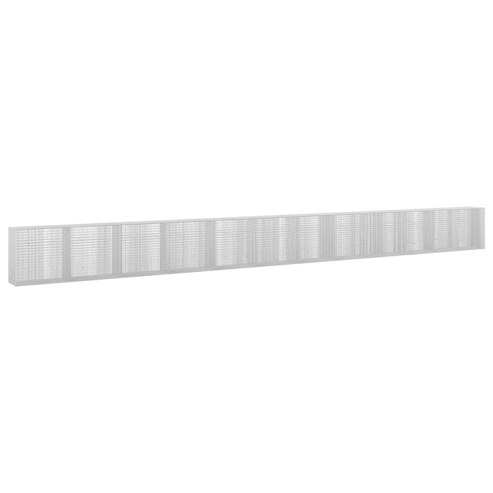 Gabion cu fir de 3,5 mm și plasă de 5x2,5 cm 1150x50x100 cm WALTI