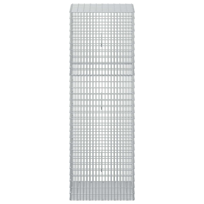 Gabion cu fir de 3,5 mm și plasă de 5x2,5 cm 50x50x150 cm WALTI