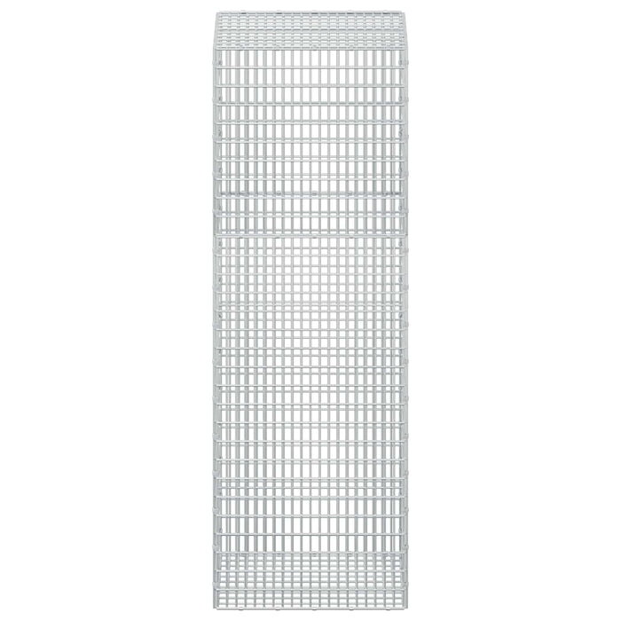 Gabion cu fir de 3,5 mm și plasă de 5x2,5 cm 50x50x150 cm WALTI