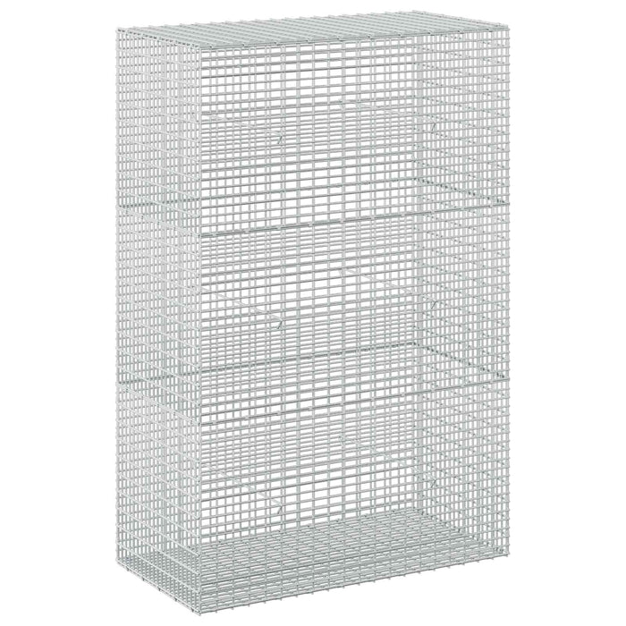 Gabion cu fir de 3,5 mm și plasă de 5x2,5 cm 100x50x150 cm - WALTI WALTI