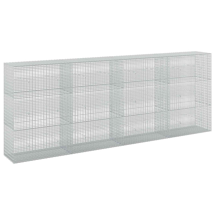 Gabion cu fir de 3,5 mm și plasă de 5x2,5 cm 400x50x150 cm WALTI
