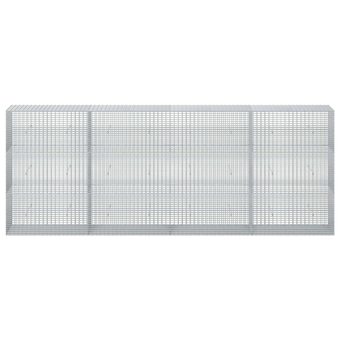 Gabion cu fir de 3,5 mm și plasă de 5x2,5 cm 400x50x150 cm WALTI
